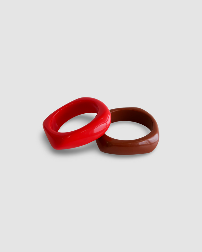 CORAL BANGLES