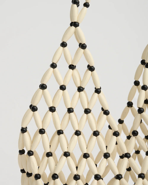 SIGNE BUCKET BAG in Ivory