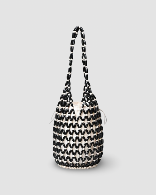 SIGNE BUCKET BAG in Black